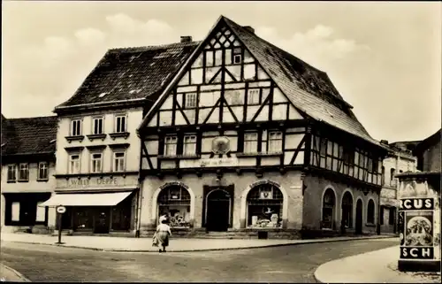 Ak Bad Frankenhausen am Kyffhäuser Thüringen, Am Haus zum Schwan