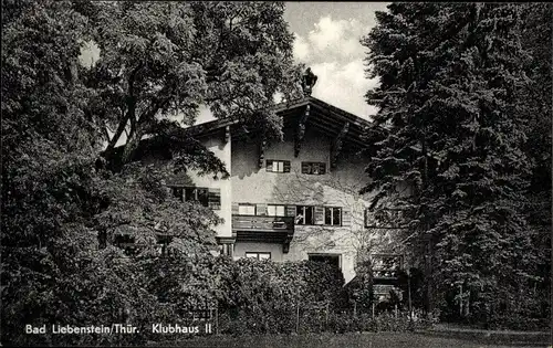 Ak Bad Liebenstein im Thüringer Wald, Klubhaus II