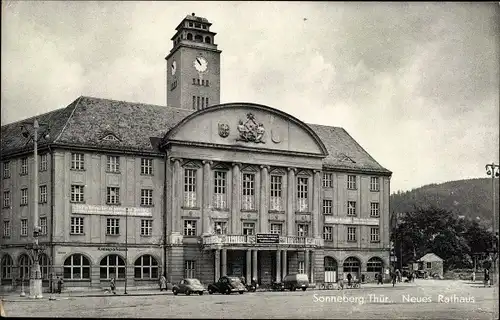 Ak Sonneberg in Thüringen, Neues Rathaus