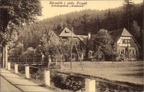 Ak Bärenfels Altenberg im Erzgebirge, Erholungsheim Waldwiese