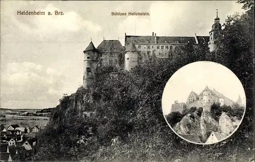 Ak Heidenheim an der Brenz Württemberg, Schloss Hellenstein