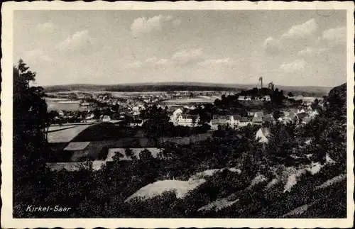 Ak Kirkel im Saarland, Blick zum Ort