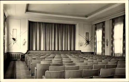 Ak Berga an der Elster Thüringen, Nachtsanatorium, Kultursaal