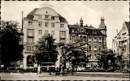 Ak Lutherstadt Eisenach in Thüringen, HO Hotel Thüringer Hof