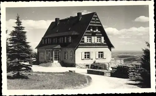 Foto Ak Altenberg im Erzgebirge, Blick auf Haus