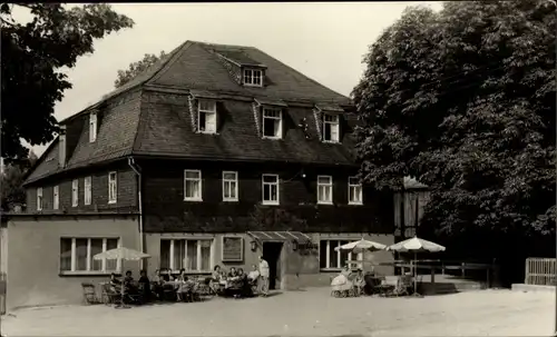 Ak Heinersdorf bei Lobenstein Wurzbach in Thüringen, Konsumgaststätte Goldener Löwe