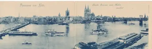 Klapp Ak Köln am Rhein, Stadtpanorama