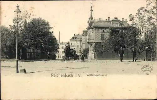 Ak Reichenbach im Vogtland, Wilhelmstraße