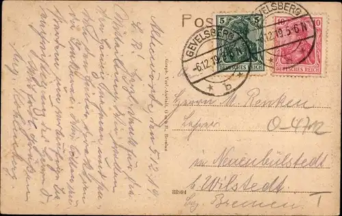 Ak Kelbra am Kyffhäuser, Bahnhofstraße