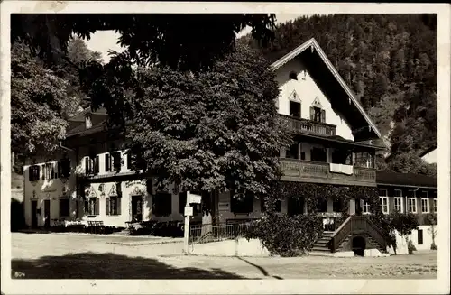 Ak Urfeld am Walchensee Kochel am See, Hotel zur Post, Jäger am See, Hans Wiesmayer