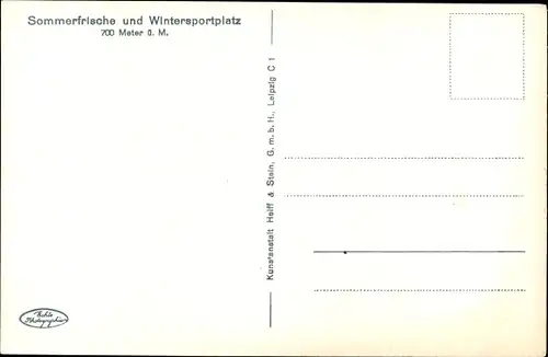 Ak Auerbach im Vogtland, Zöbischhaus, Luftbild