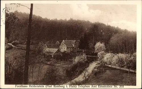 Ak Ramberg in der Pfalz, Forsthaus Heldenstein