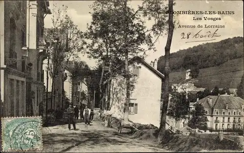 Ak Plombières les Bains Lothringen Vosges, Avenue de Lorraine