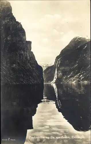 Ak Geiranger Norwegen, Praekestolen og de Syv Sostre