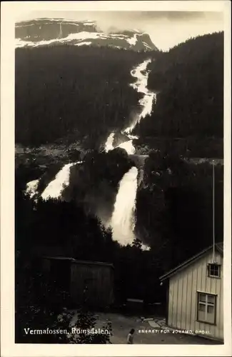 Ak Romsdalen Norwegen, Vermafossen