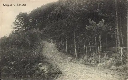 Ak Schoorl Nordholland Niederlande, Bergpad