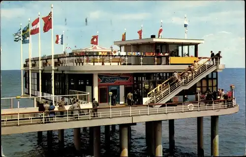 Ak Scheveningen Den Haag Südholland, Pier, Kinderdaktuin