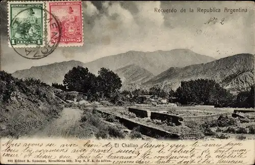 Ak Argentinien, El Challao