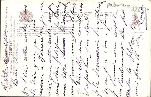 Ak Bethanie Jerusalem Israel, Ortsansicht