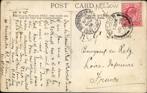 Ak Nelson England, Stadtansichten