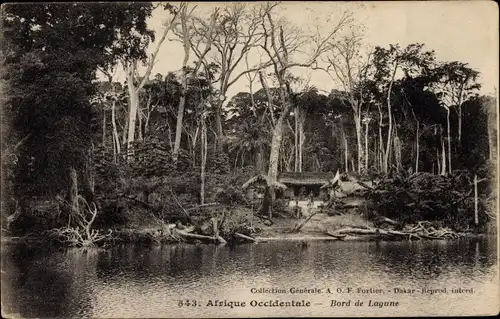 Ak Senegal, Westafrika, Rand der Lagune