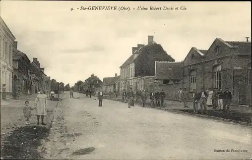 Ak Ste Geneviève Oise, Usine Robert Denis et Cie, des Ouvrières