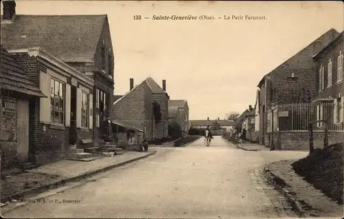 Ak Sainte Geneviève Oise, Le Petit Fercourt