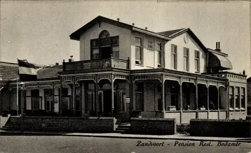 Ak Zandvoort Nordholland Niederlande, Pension Restaurant Bodamer