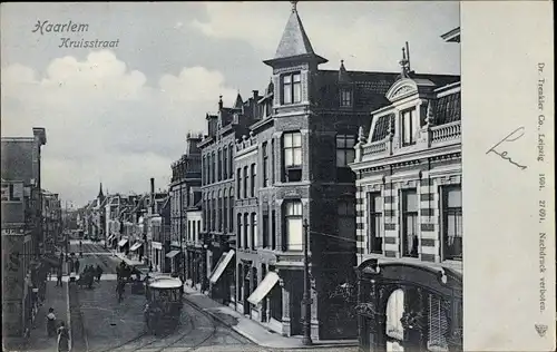 Ak Haarlem Nordholland Niederlande, Kruisstraat