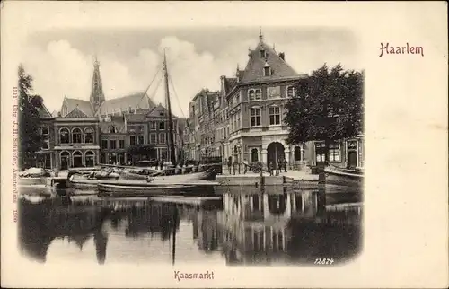 Ak Haarlem Nordholland Niederlande, Kaasmarkt