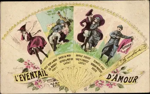 Ak L'Eventail d'Amour, soldat