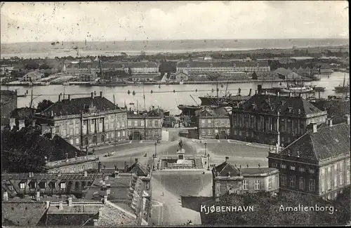 Ak Kjøbenhavn København Kopenhagen Dänemark, Amalienborg