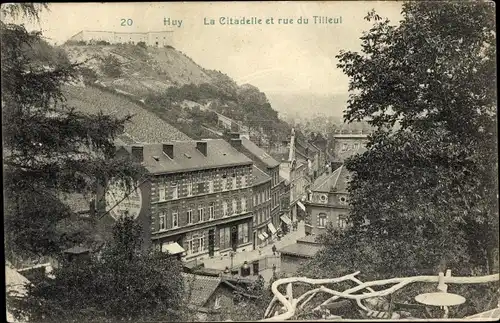 Ak Huy Wallonien Lüttich, Zitadelle Tilleul Straße
