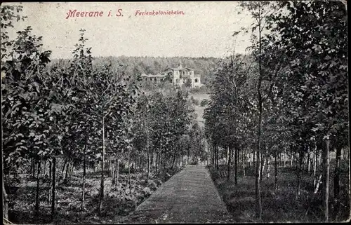 Ak Meerane in Sachsen, Ferienkolonieheim