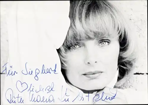 Ak Schauspielerin Ruth Maria Kubitschek, Portrait, Autogramm