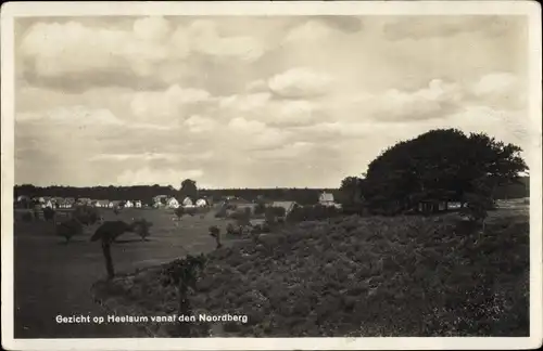 Ak Heelsum Gelderland Niederlande, Gezicht op Heelsum vanaf den Noordberg