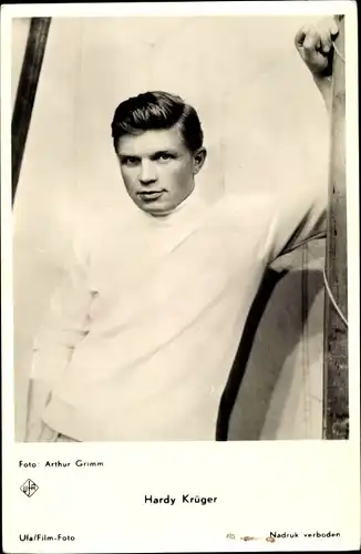 Ak Schauspieler Hardy Krüger