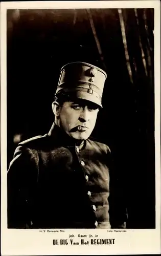 Ak Schauspieler Joh. Kaart jr. in Be Big van het Regiment