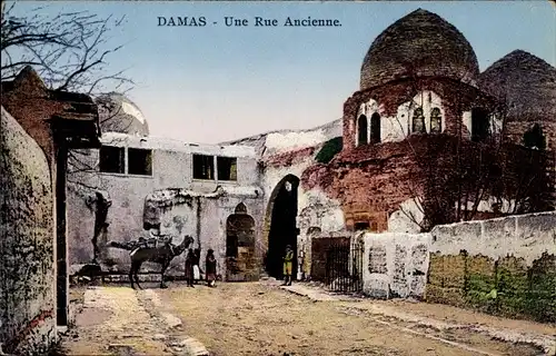 Ak Damaskus Syrien, Une Rue Ancienne