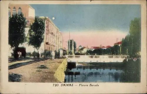 Ak Damas Syrisches Damaskus, Fluss Barada