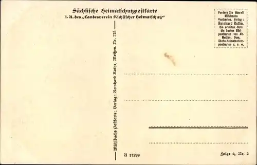 Ak Meißen in Sachsen, Altstadt, Torturm der ehemaligen Zugbrücke