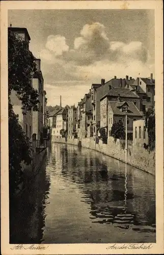 Ak Meißen an der Elbe, An der Tribisch