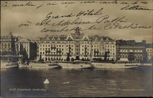 Ak Stockholm Schweden, Grand Hotel