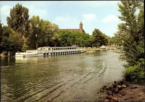 Ak Brandenburg an der Havel, Weiße Flotte, MS Aktivist