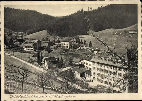 Ak Christophstal Freudenstadt im Nordschwarzwald, Blick auf die Tuchfabrik