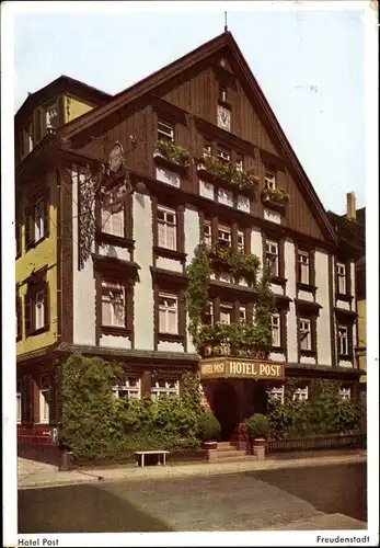 Ak Freudenstadt im Schwarzwald, Hotel Post