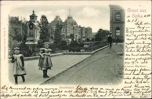 Ak Gotha in Thüringen, Arnoldiplatz