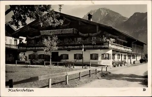 Ak Kiefersfelden Oberbayern, Bayerisches Wohnhaus