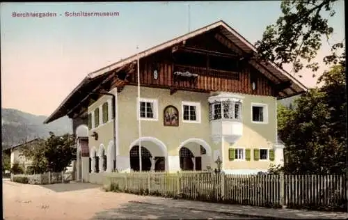 Ak Berchtesgaden in Oberbayern, Schnitzermuseum