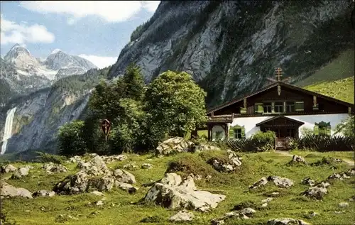 Ak Berchtesgaden in Oberbayern, Salettalpe gegen Obersee